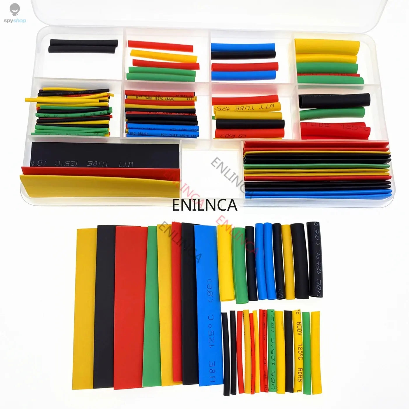 127-750pcs Heat-shrink Tubing Thermoresistant Tube Heat Shrink Wrapping Kit Electrical Connection Wire Cable Insulation Sleeving Spy-shop.com