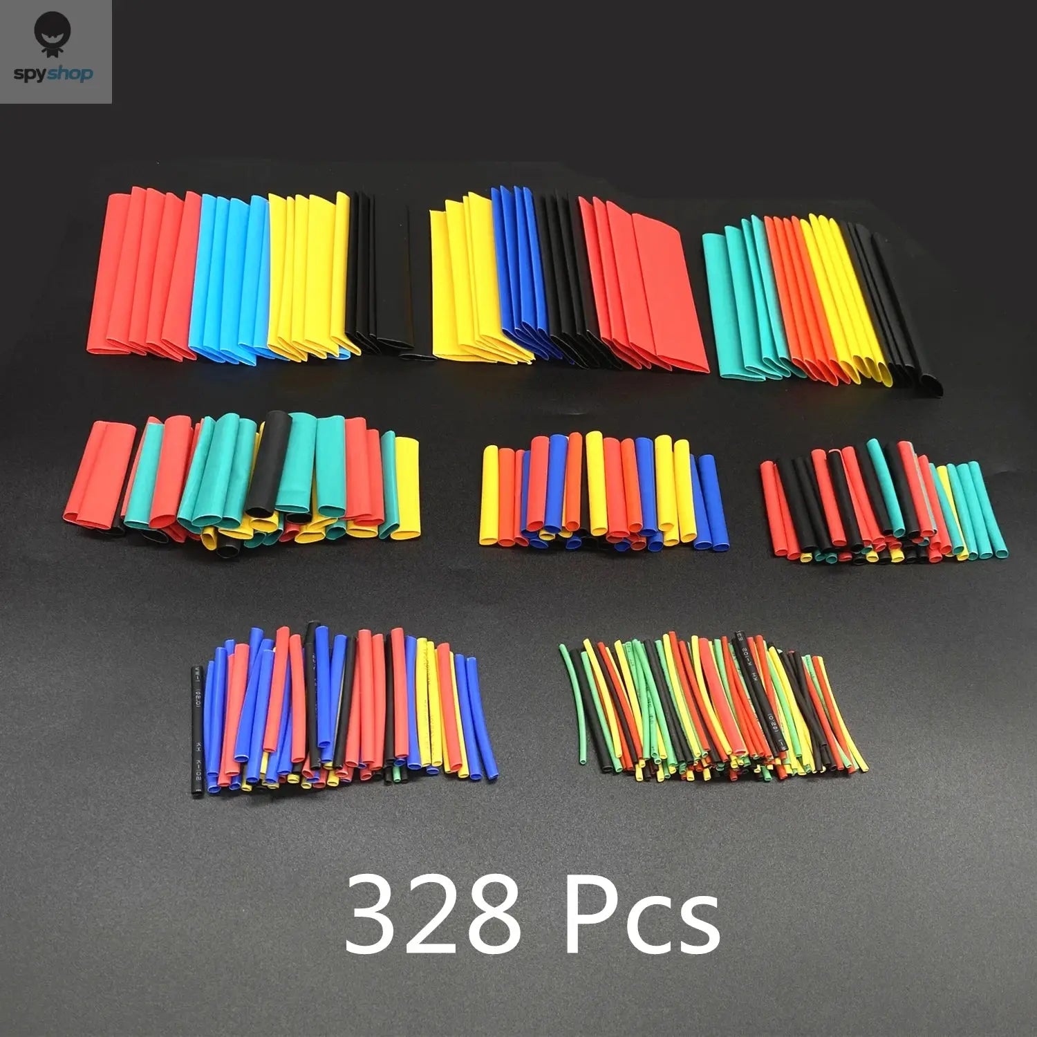 127-750pcs Heat-shrink Tubing Thermoresistant Tube Heat Shrink Wrapping Kit Electrical Connection Wire Cable Insulation Sleeving Spy-shop.com
