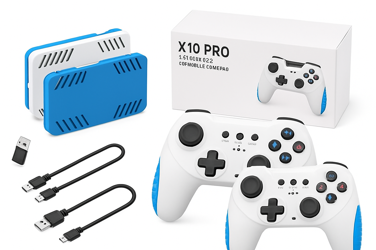 128G X10 PRO GameStick 4K HD TV Video Game Console  S905 X3 Retro Games Dual 2.4G Controller