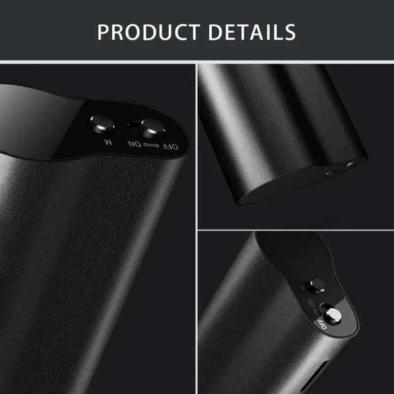 128GB 500‑Hour Digital Voice Recorder with Magnetic Mount-Voice recorder / China Mainland / 128 GB