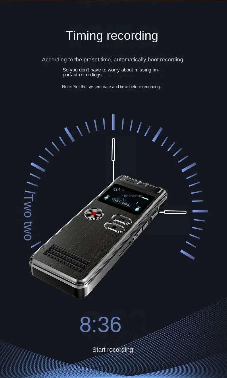 128GB Voice Activated Mini Recorder with Noise Reduction & USB-R30 / 64 GB