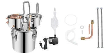 12L/30L Stainless Steel Alcohol Distiller Still Kit-12L / Germany
