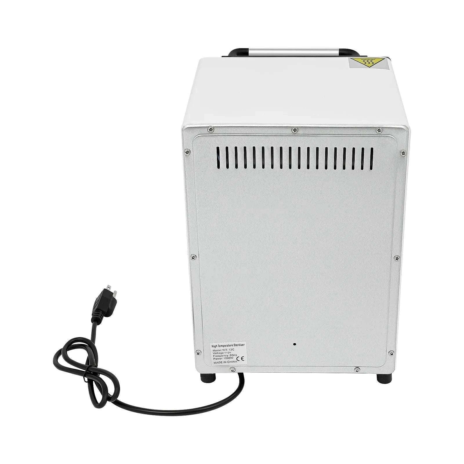 12L Infrared Heat Sterilizer 1000W Nail & Salon Tool Cleaner-WHITE / United States