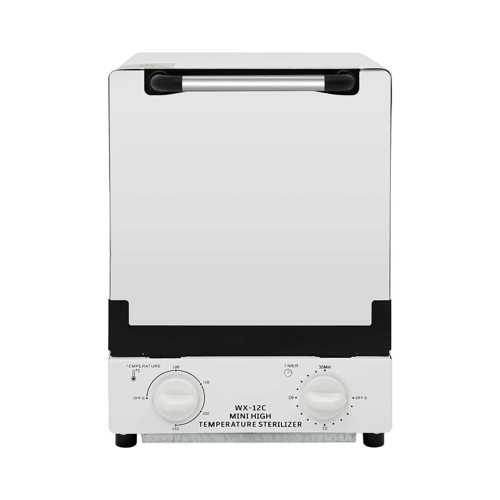 12L Infrared Heat Sterilizer 1000W Nail & Salon Tool Cleaner-WHITE / United States