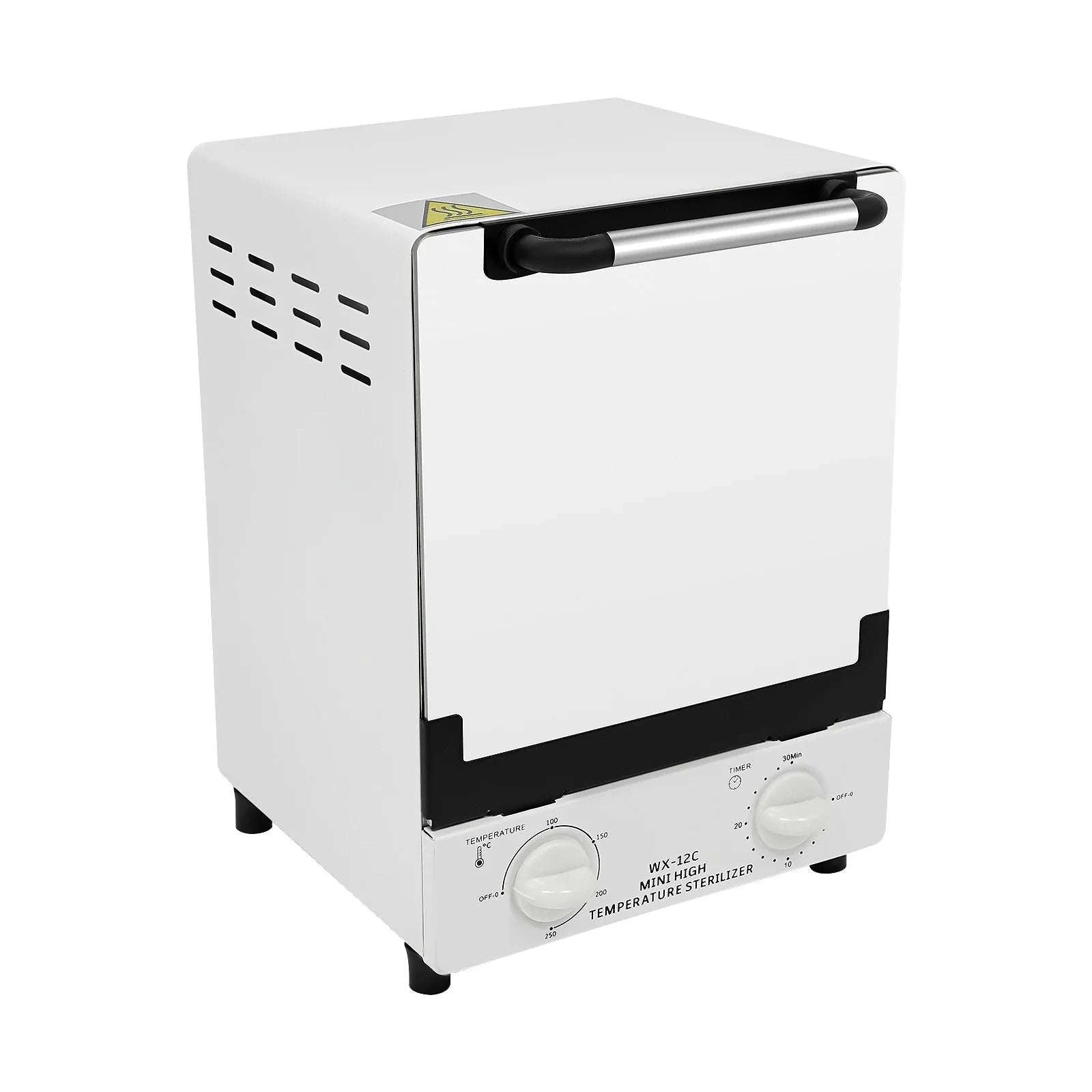 12L Infrared Heat Sterilizer 1000W Nail & Salon Tool Cleaner-WHITE / United States