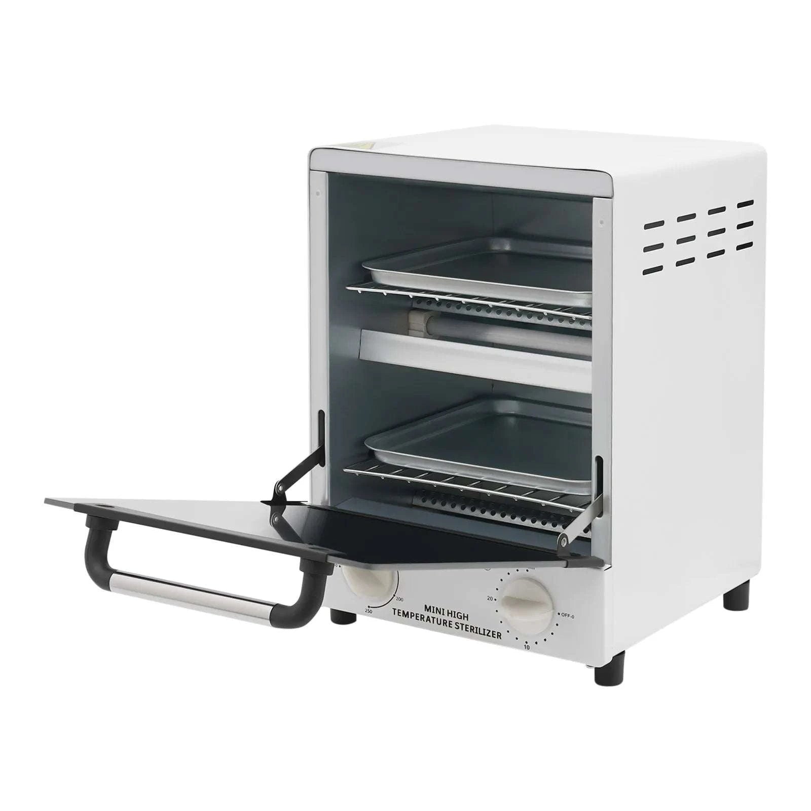 12L Infrared Heat Sterilizer 1000W Nail & Salon Tool Cleaner-WHITE / United States