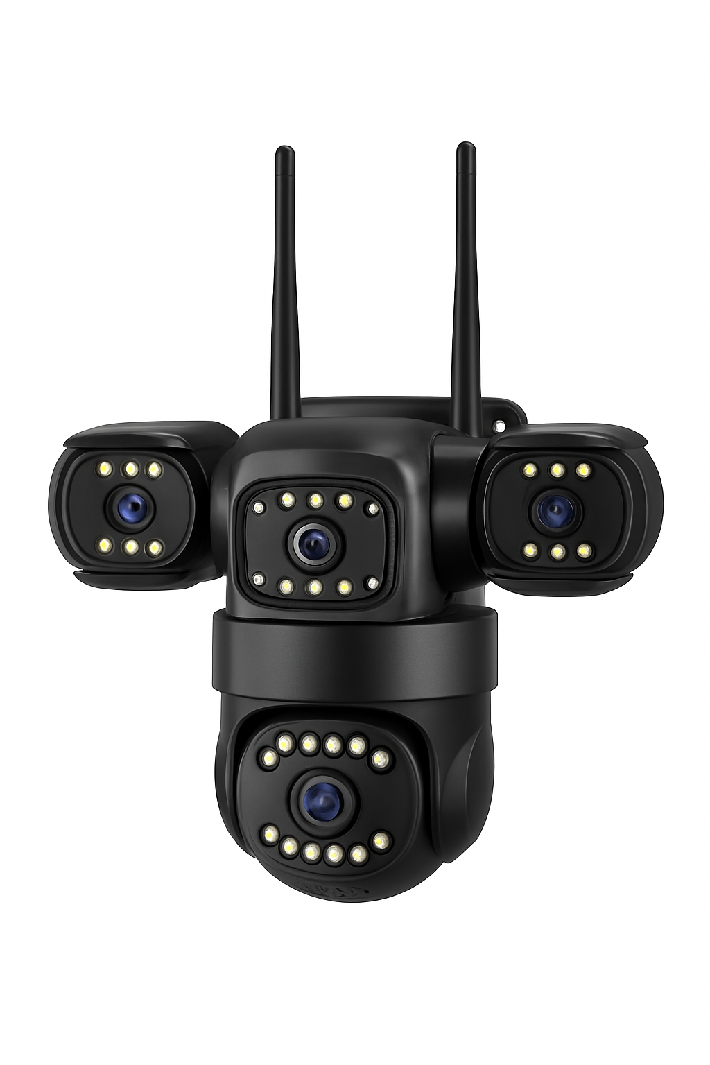 12MP 6K HD Outdoor Surveillance Camera Triple Lens WiFi Waterproof Night Vision