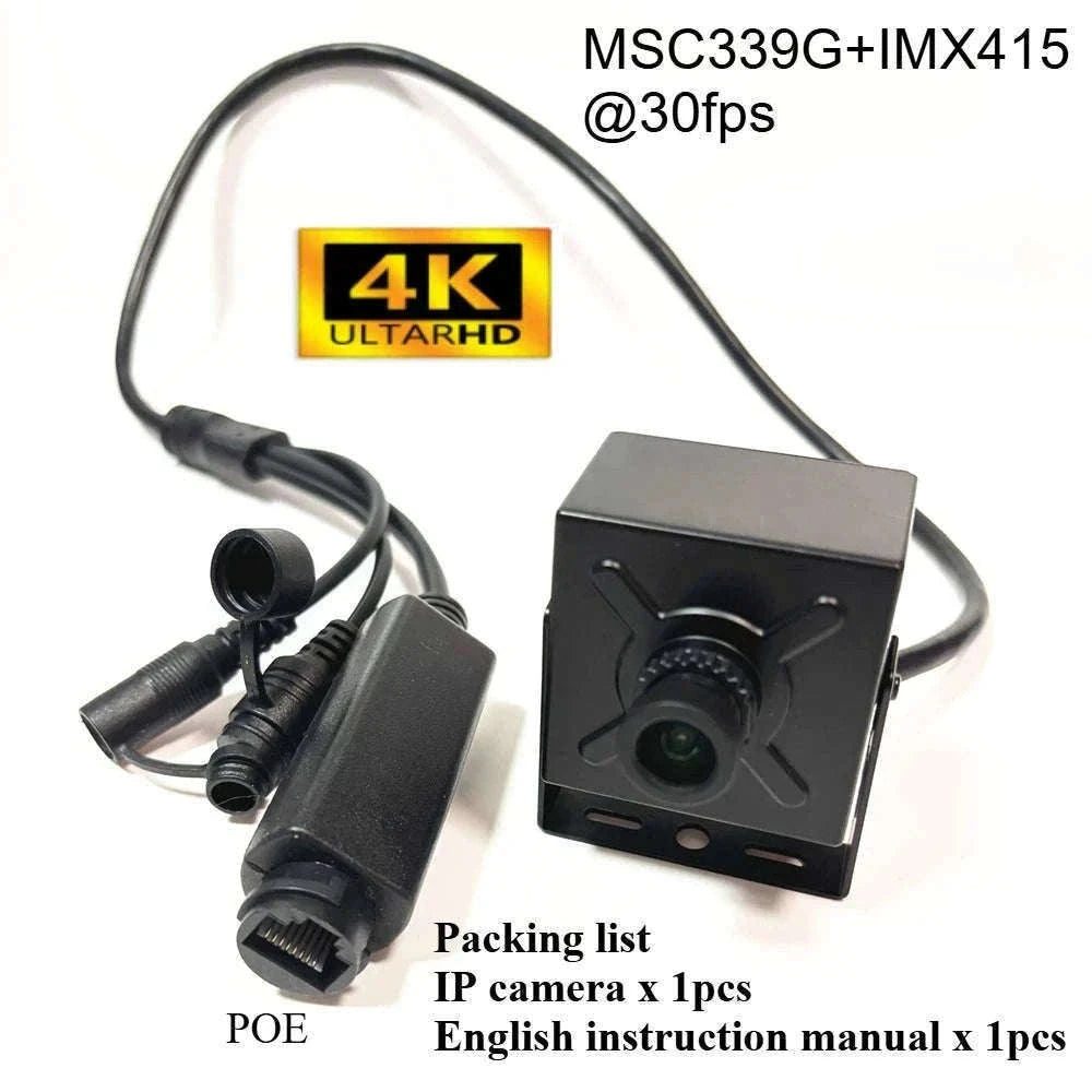 12MP POE IP Camera with Starlight Sensor and Streaming-8mp POE 48V / 8mm