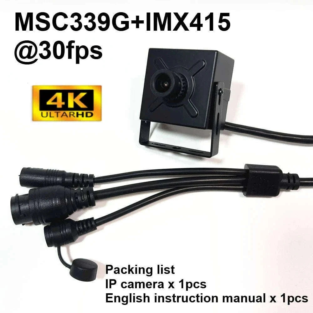 12MP POE IP Camera with Starlight Sensor and Streaming-8mp POE 48V / 8mm