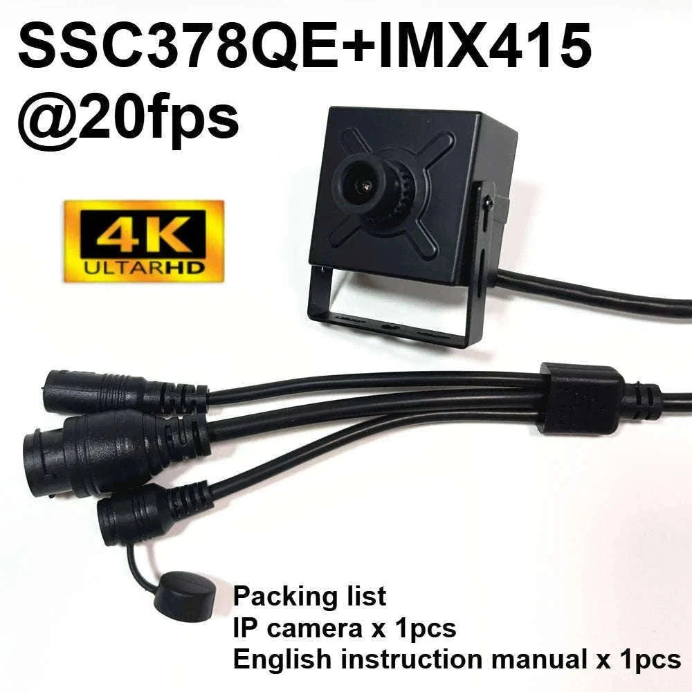 12MP POE IP Camera with Starlight Sensor and Streaming-8mp POE 48V / 8mm