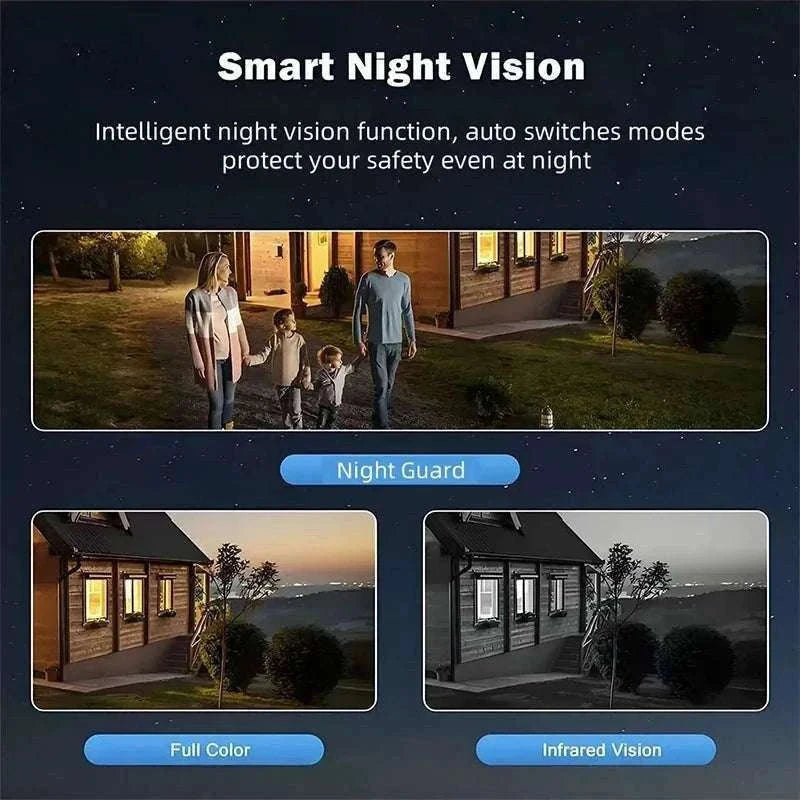 12MP Triple Lens WiFi Security Camera with AI Tracking & PTZ Zoom-WIFI Camera / AU Plug