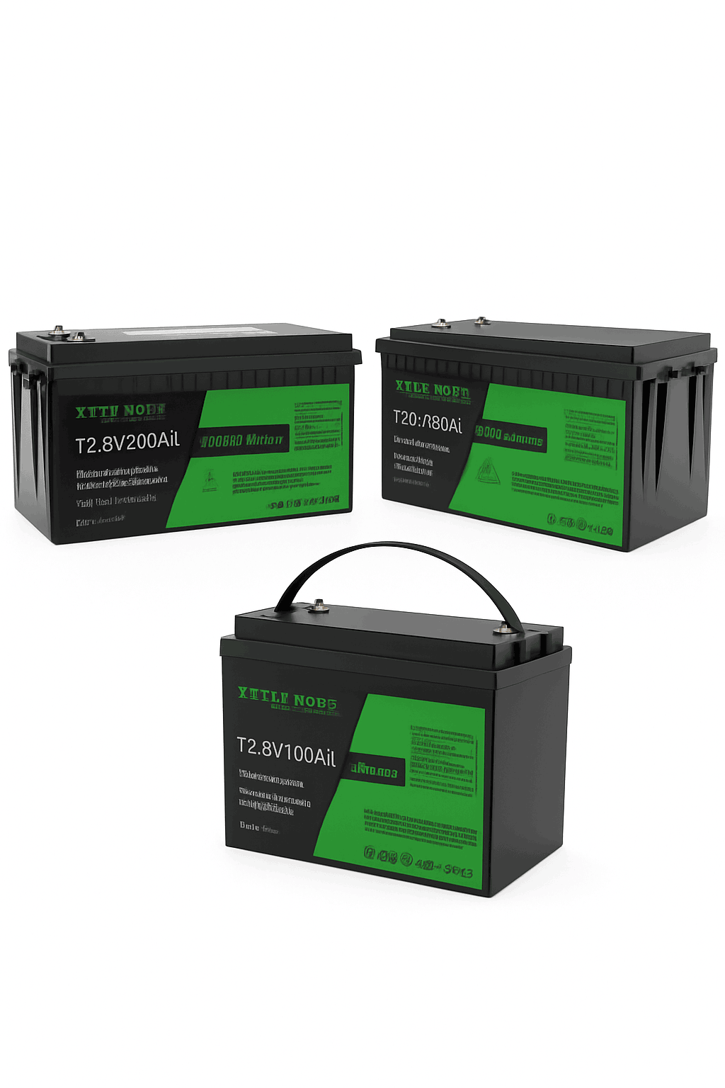 12V 100Ah Deep Cycle LiFePO4 Battery with Built-In BMS-12V100Ah / United Kingdom