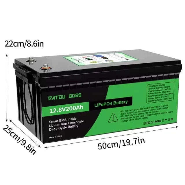 12V 100Ah Deep Cycle LiFePO4 Battery with Built-In BMS-12V100Ah / United Kingdom