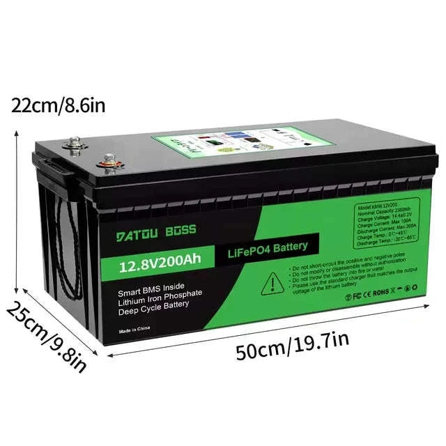12V 100Ah Deep Cycle LiFePO4 Battery with Built-In BMS-12V100Ah / United Kingdom