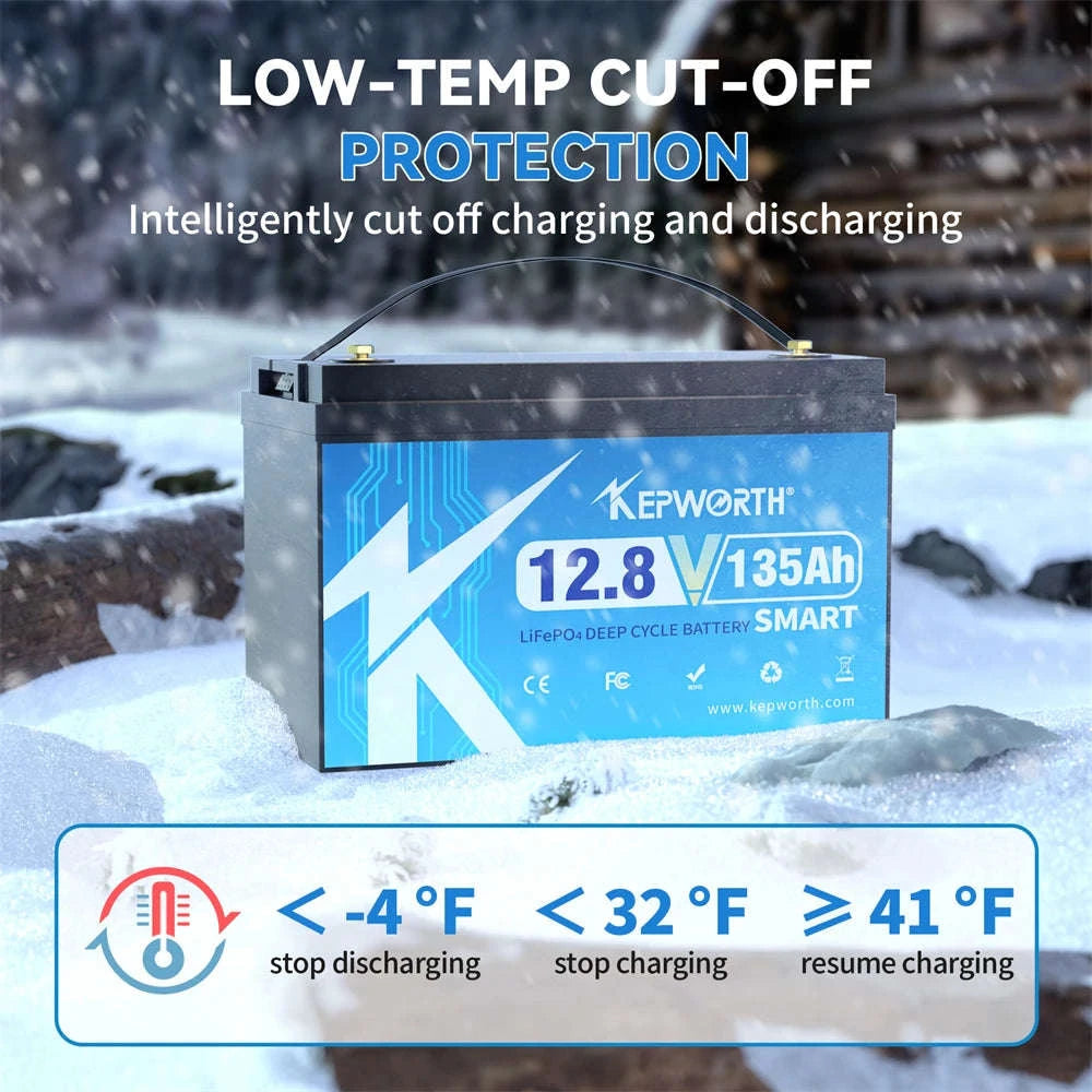 12V 135Ah LiFePO4 Battery with Bluetooth and 100A BMS-12V 135AH Bluetooth / Germany