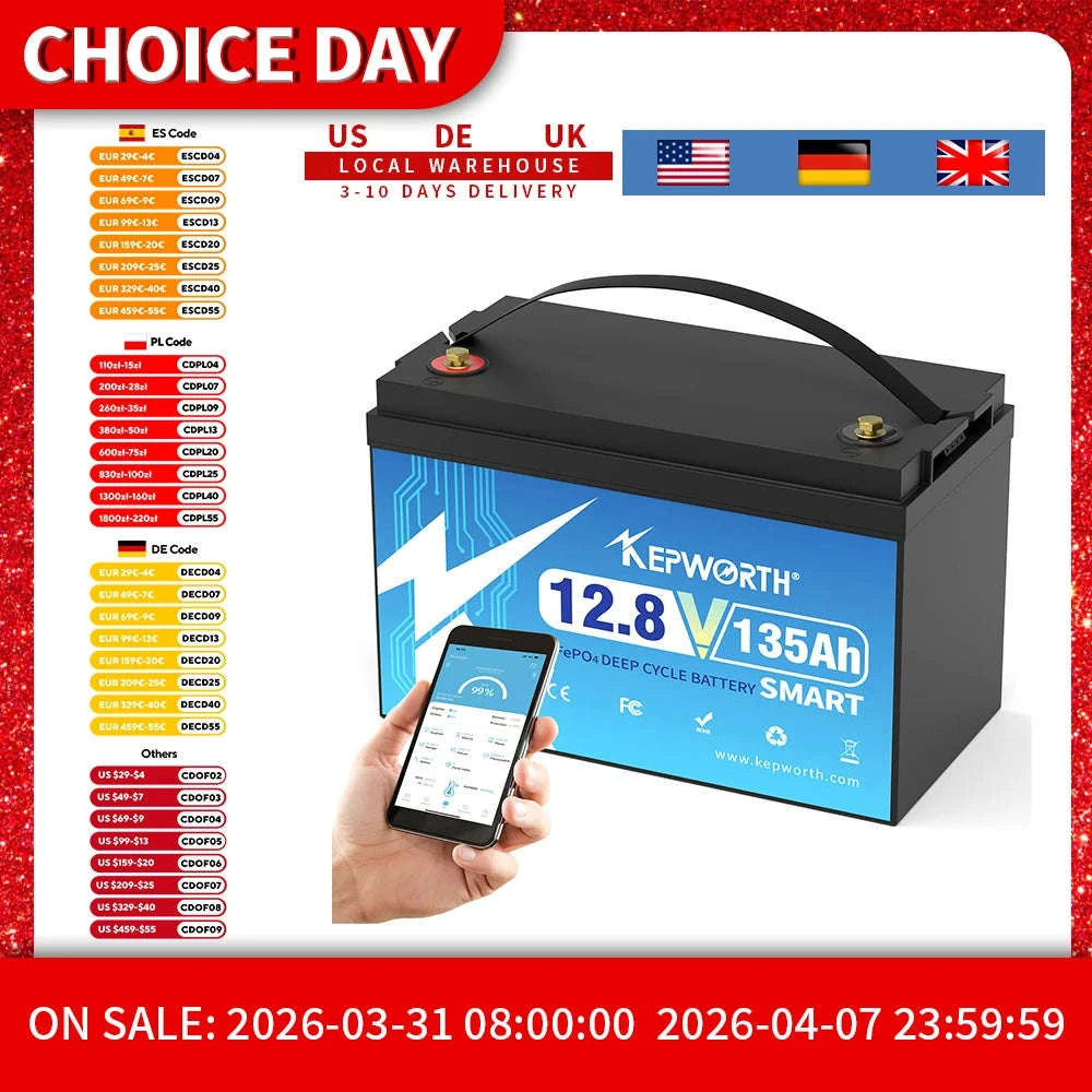 12V 135Ah LiFePO4 Battery with Bluetooth and 100A BMS-12V 135AH Bluetooth / Germany