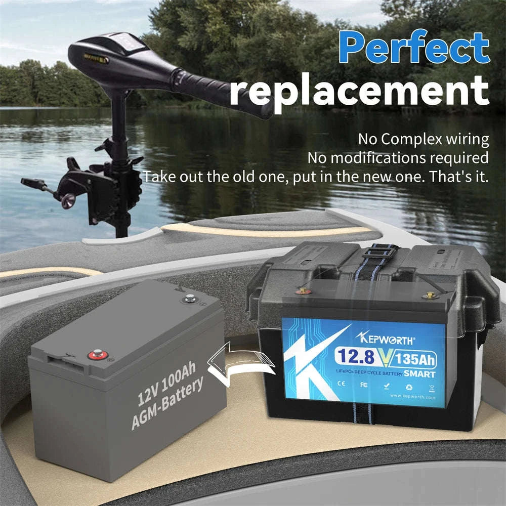 12V 135Ah LiFePO4 Battery with Bluetooth and 100A BMS-12V 135AH Bluetooth / Germany