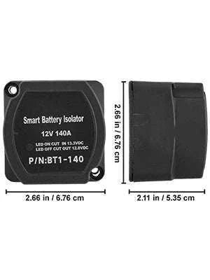 12V 140A Split Charge Relay Kit Dual Battery Isolator for RV & ATV-6 mtr Battery Cable / Poland