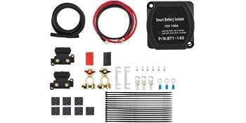 12V 140A Split Charge Relay Kit Dual Battery Isolator for RV & ATV-6 mtr Battery Cable / Poland