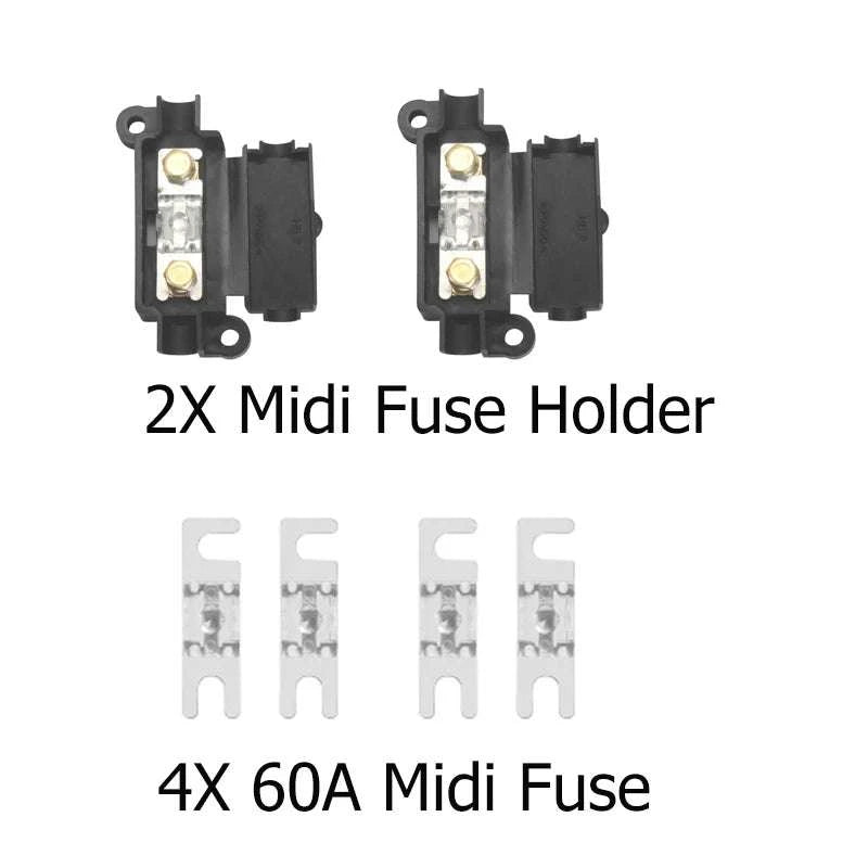 12V 140A Split Charge Relay Kit with Pre-Wired Leads for Dual Battery-7m without LED