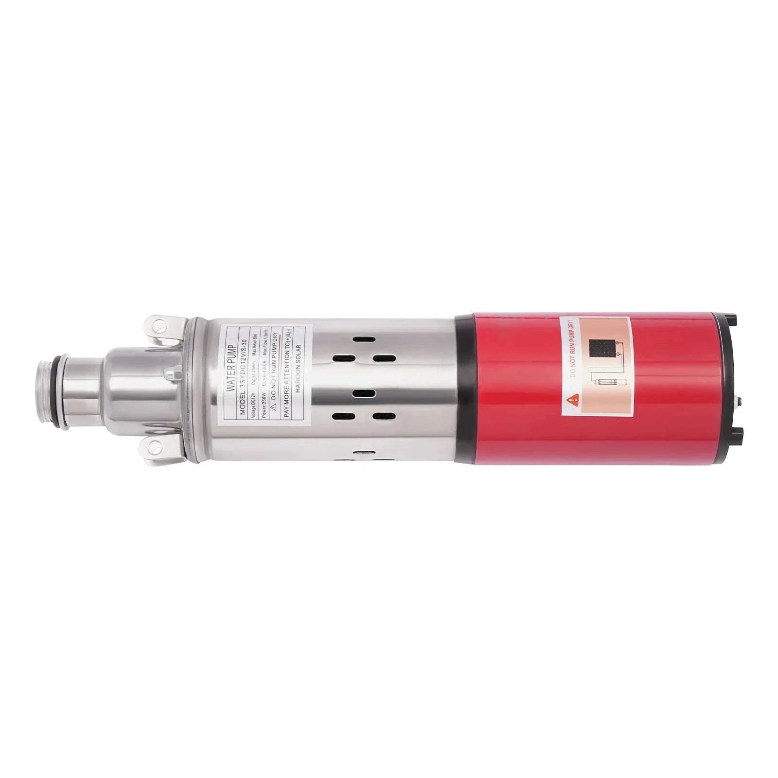 12V 180W Submersible Deep Well Pump for Irrigation 396GPH-12V / US / United States
