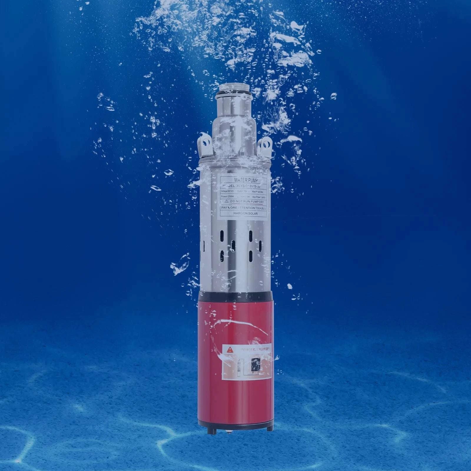 12V 180W Submersible Deep Well Pump for Irrigation 396GPH-12V / US / United States