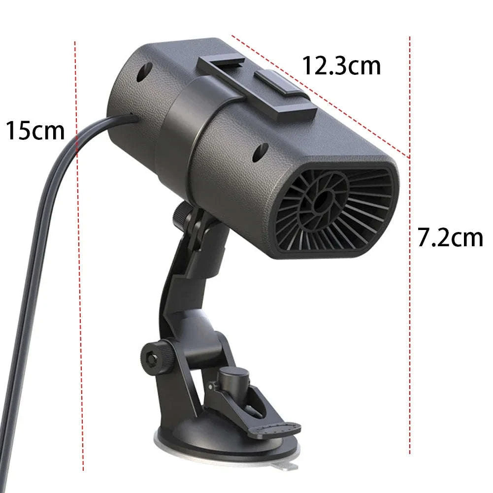 12V 200W Car Heater Demister – Rapid Windshield Defroster-A