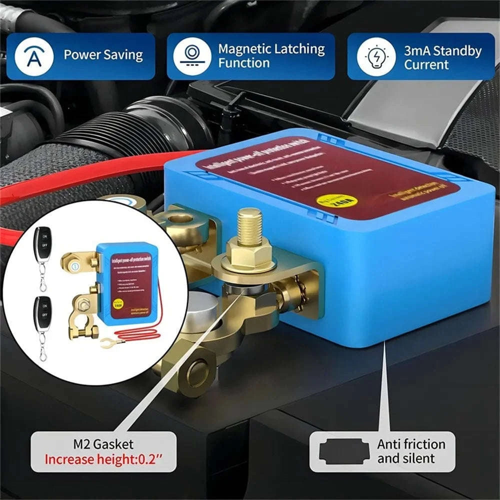 12V 240A Remote Battery Disconnect Switch for Car Truck RV-United States