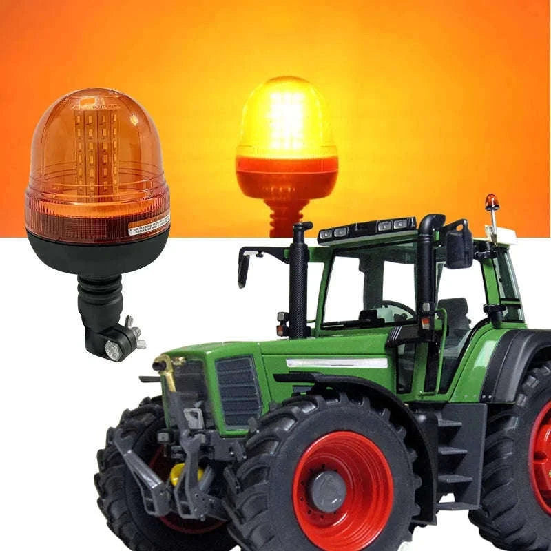 12V/24V 60 LED Amber Flexible Warning Strobe Light-YELLOW / 4300K / China Mainland