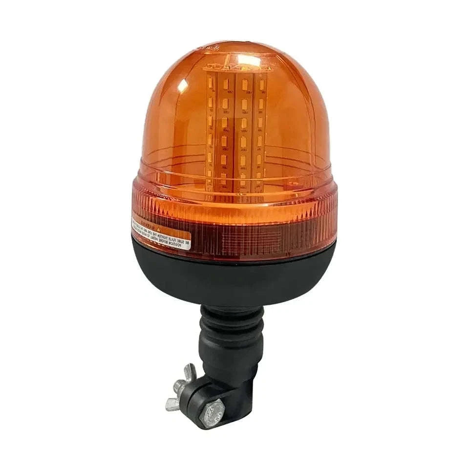 12V 24V 60 LED Amber Flexible Warning Strobe Light-YELLOW / 4300K