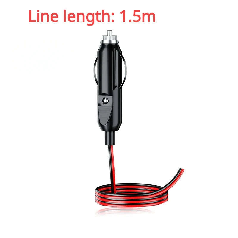 12V 24V Car Cigarette Lighter Plug with Wire, 20A Fused Connector-Germany / 0.6m