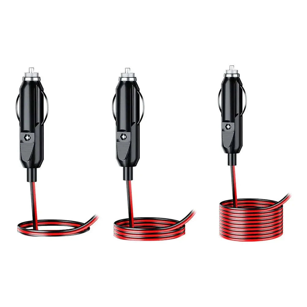 12V 24V Car Cigarette Lighter Plug with Wire, 20A Fused Connector-Germany / 0.6m