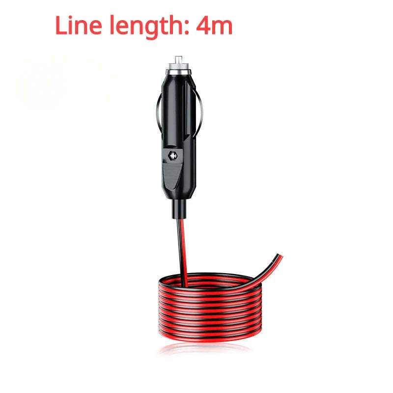 12V 24V Car Cigarette Lighter Plug with Wire, 20A Fused Connector-Germany / 0.6m