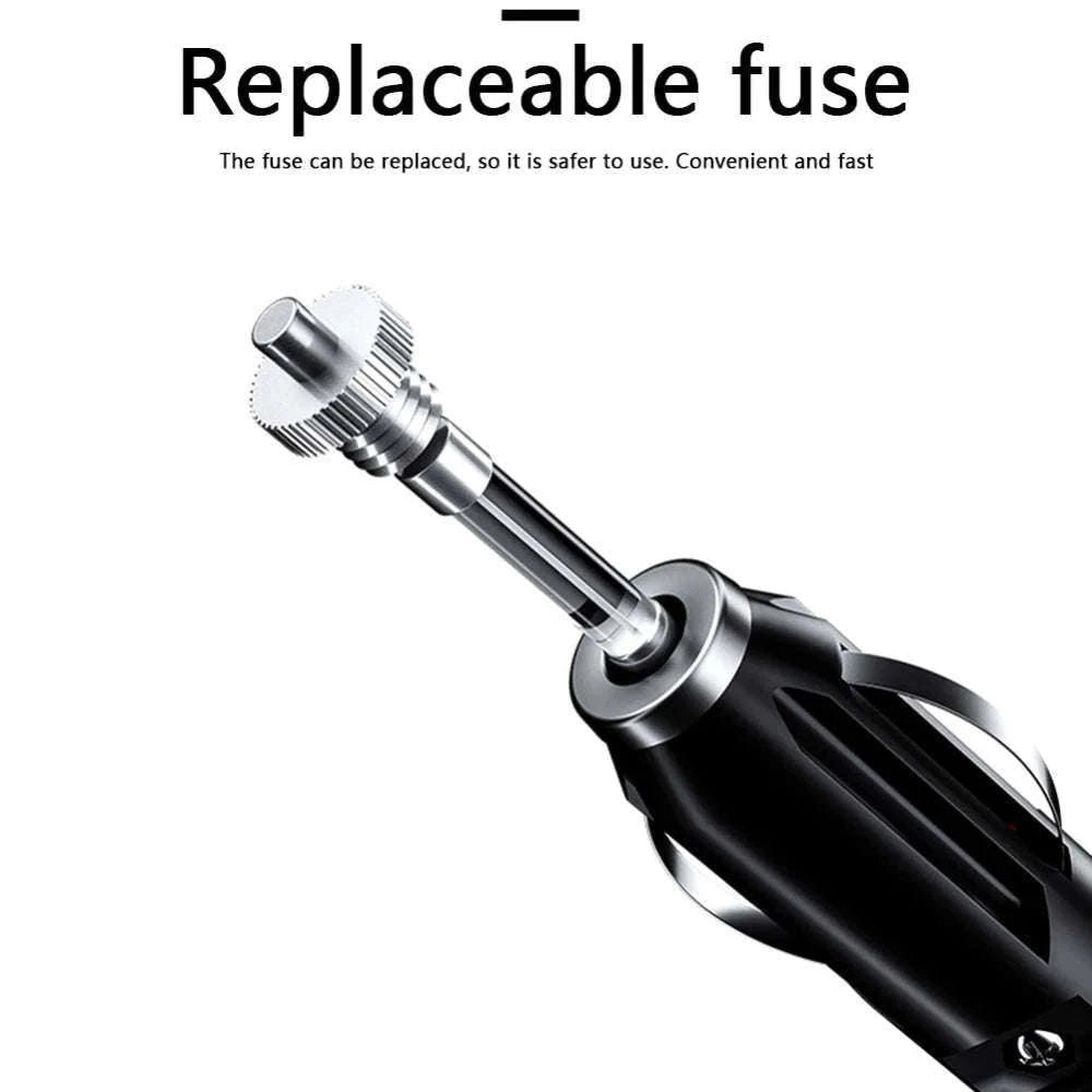 12V 24V Car Cigarette Lighter Plug with Wire, 20A Fused Connector-Germany / 0.6m