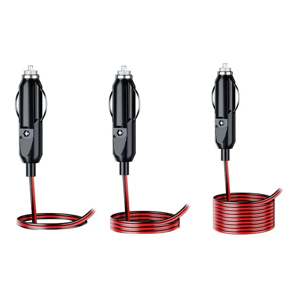 12V 24V Car Cigarette Lighter Plug with Wire, 20A Fused Connector-Germany / 0.6m