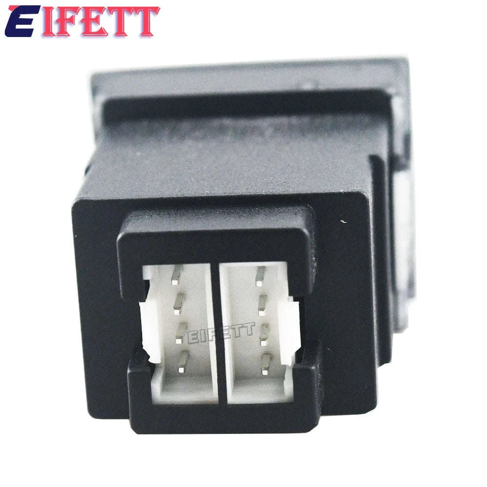 12V/24V Car Phone Charger Socket Double QC3.0 Type-C PD USB Charging Port Power Adapter 9N 9N3 2004-2011-USB and PD