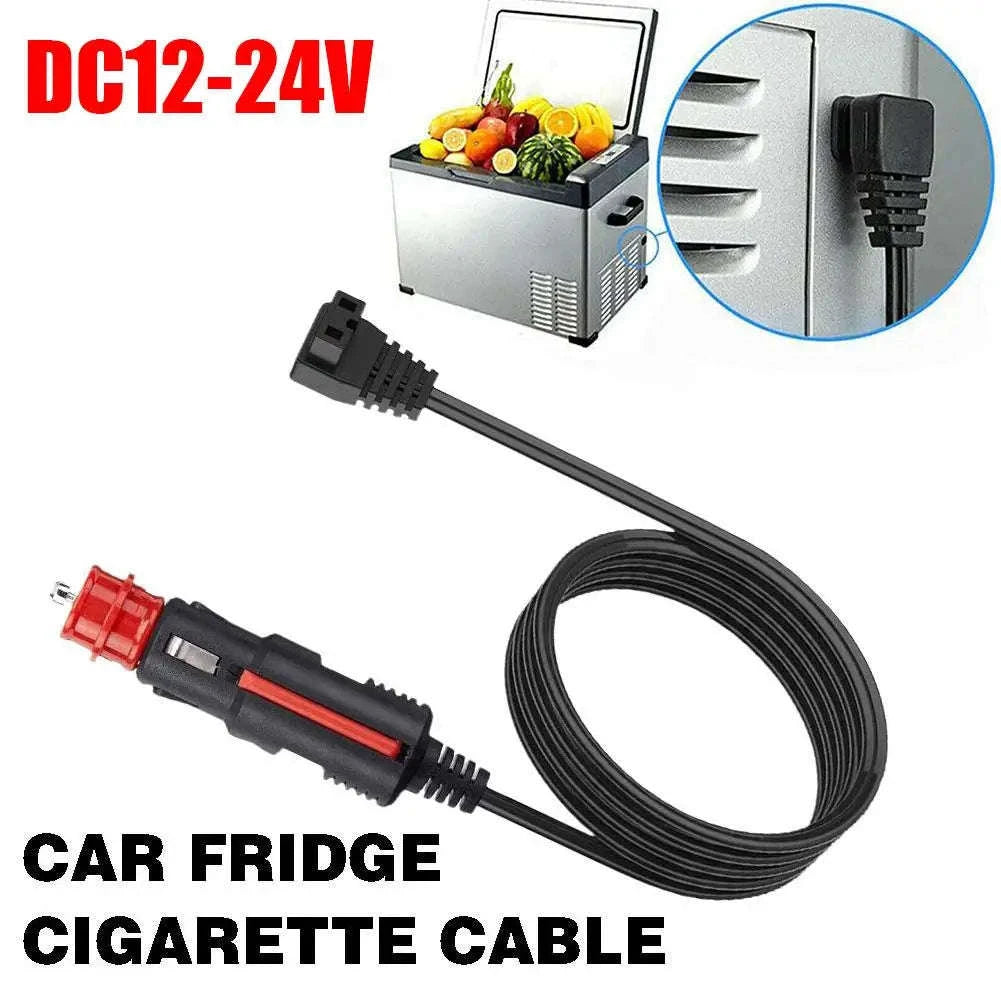 12V/24V Car Refrigerator Power Cord with 15A Fuse-2PCS
