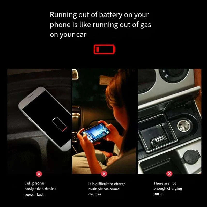 12V 24V Dual USB-C and USB-A Car Charger Socket 54W-AC / China Mainland