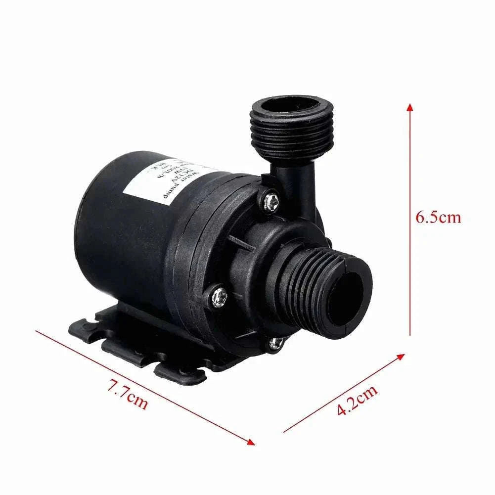 12V/24V High-Pressure Solar Water Pump, 800L/H Quiet Flow-