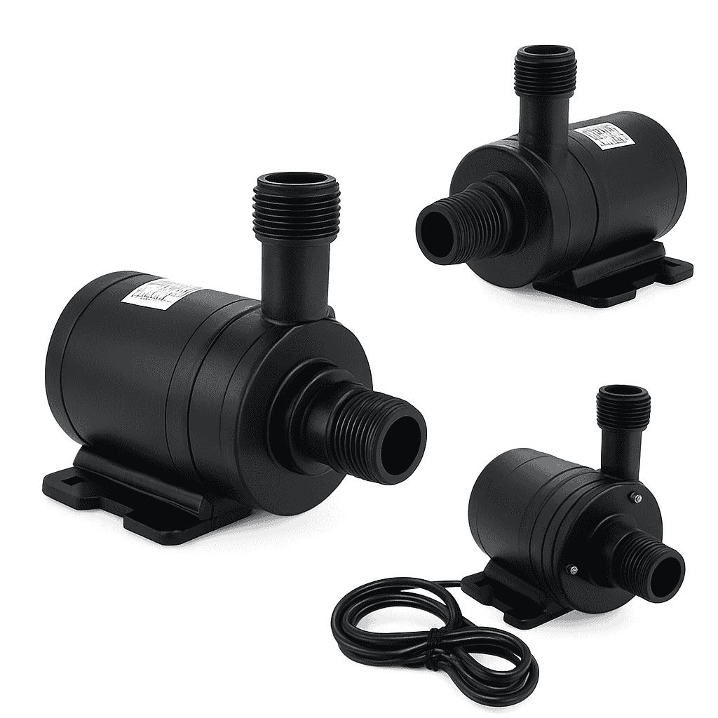 12V/24V High-Pressure Solar Water Pump, 800L/H Quiet Flow-