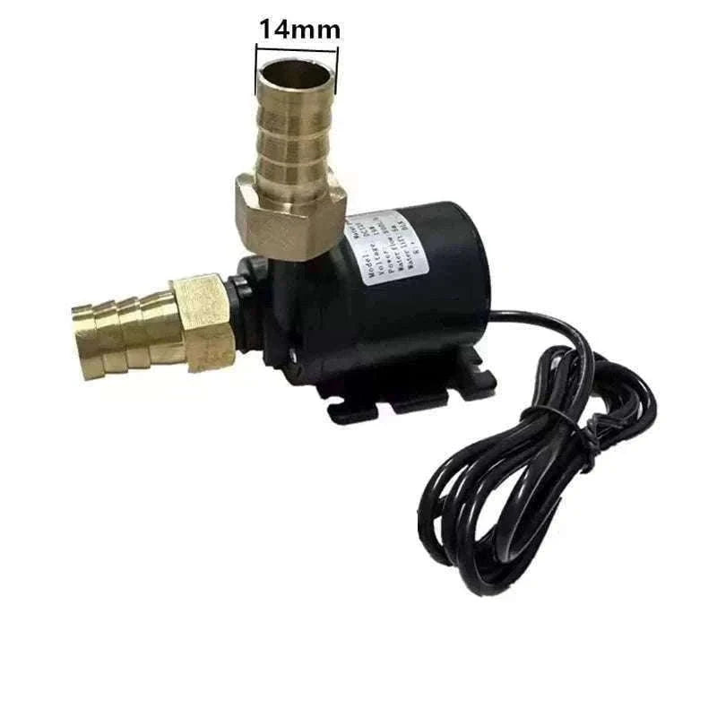 12V/24V High-Pressure Solar Water Pump, 800L/H Quiet Flow-DC 24V Quick joint / EU