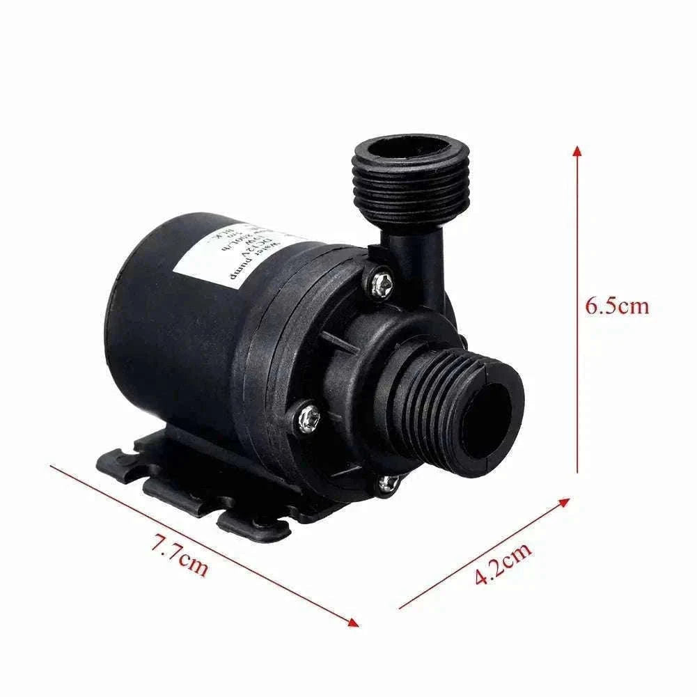 12V/24V High-Pressure Solar Water Pump, 800L/H Quiet Flow-DC 24V Quick joint / EU