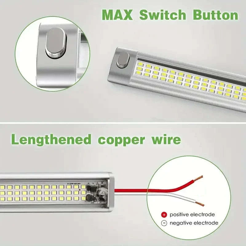 12V 24V LED Interior Light Bar Strip 120 LEDs-1pc