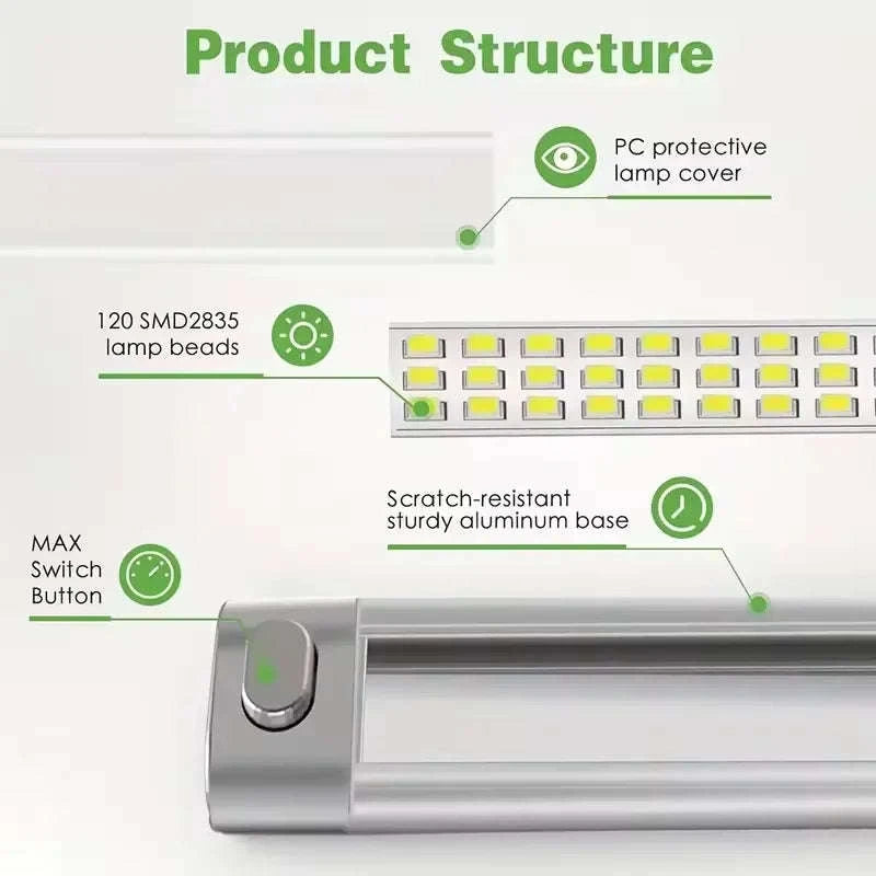 12V 24V LED Interior Light Bar Strip 120 LEDs-1pc