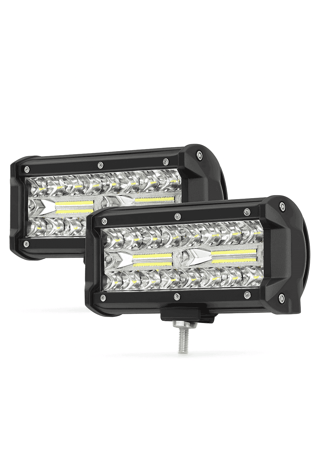 12V 24V LED Work Light Bar 4 Inch Square Offroad Light-1x 72w light