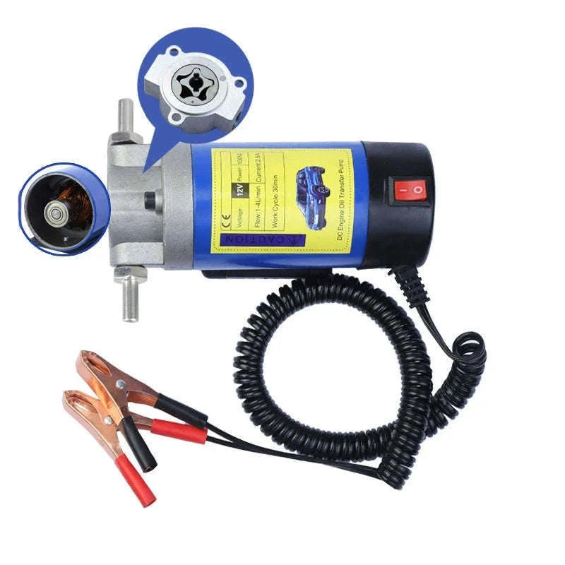 12V/24V Oil Transfer Pump for Cars, Motorcycles & Boats-12V / GERMANY