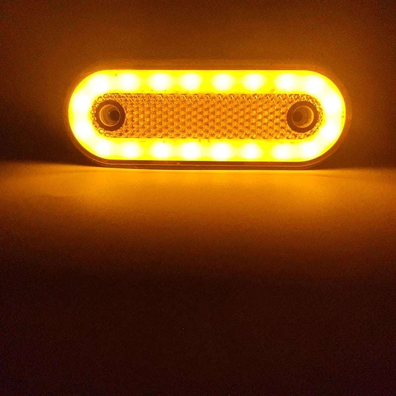 12V 24V Truck Side Marker LED Trailer Lights-Red / China Mainland / 8 Pieces