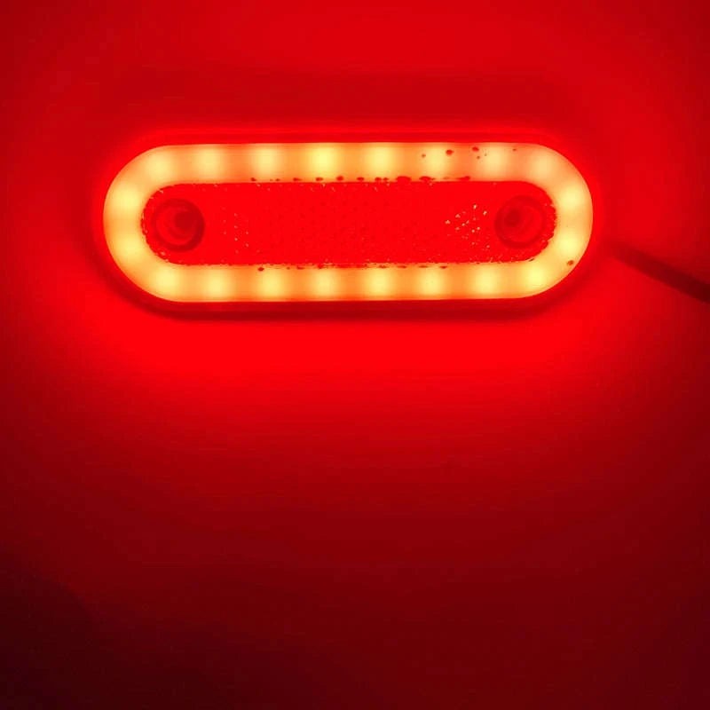 12V 24V Truck Side Marker LED Trailer Lights-Red / China Mainland / 8 Pieces