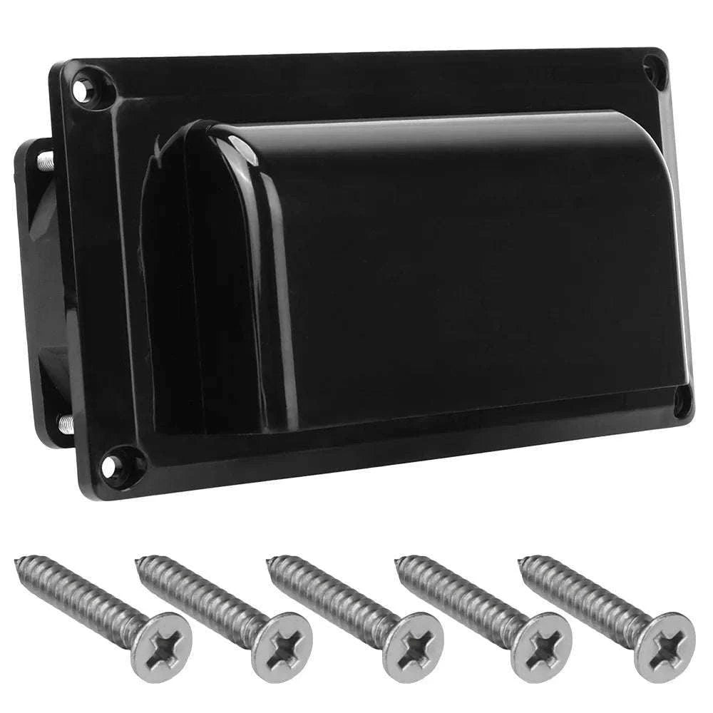12V 25W Caravan Side Air Vent Exhaust Fan Kit-black