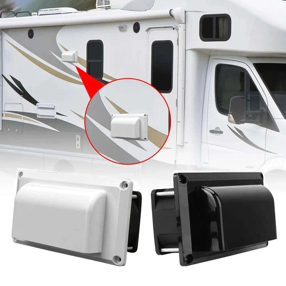 12V 25W Caravan Side Air Vent Exhaust Fan Kit-black